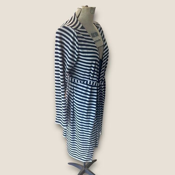 Striped Maternity Robe - Picture 3 of 4